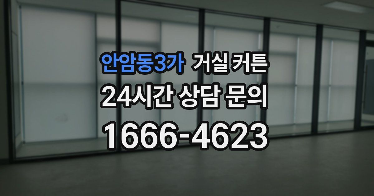 안암동3가 거실 커튼