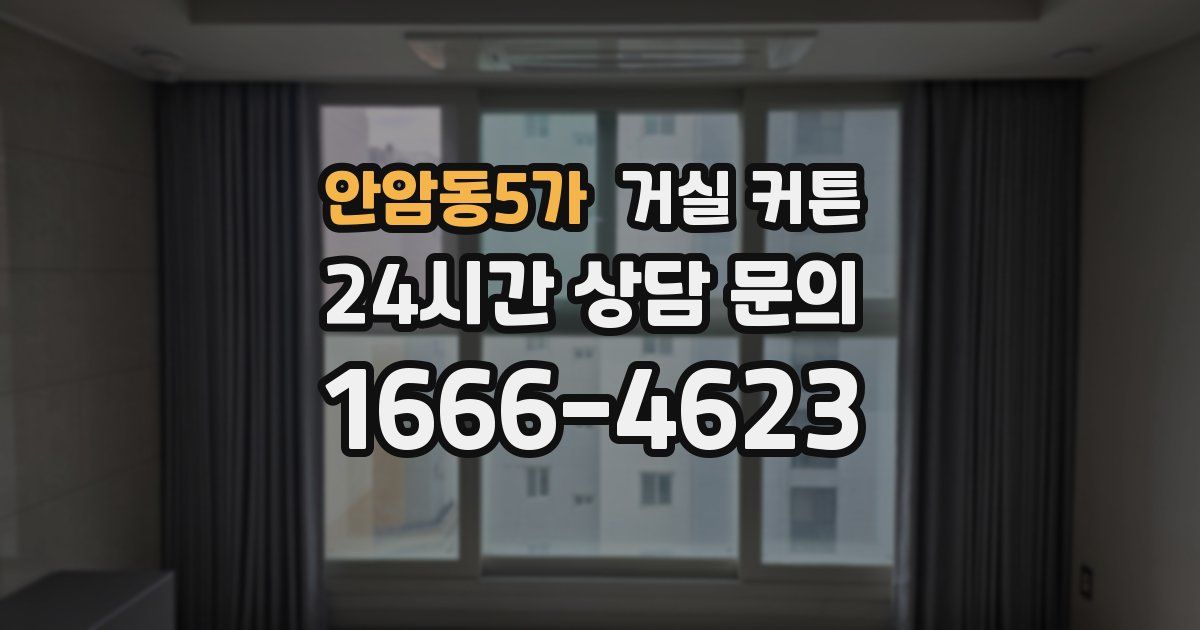 안암동5가 거실 커튼