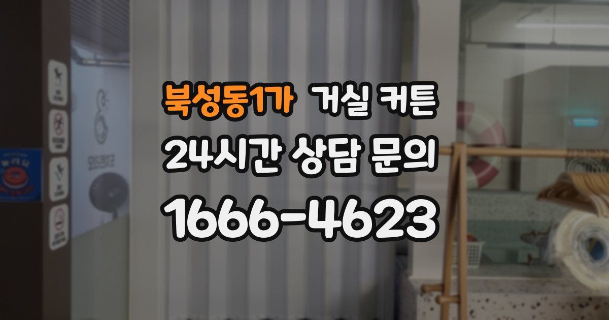 북성동1가 거실 커튼