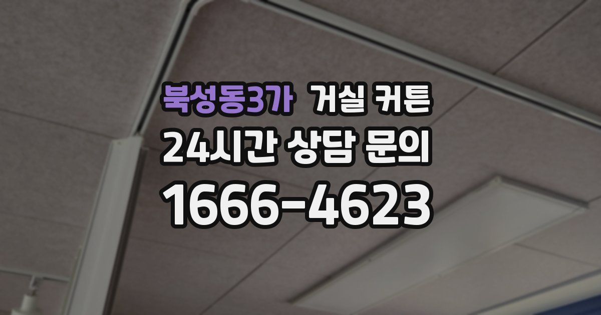 북성동3가 거실 커튼