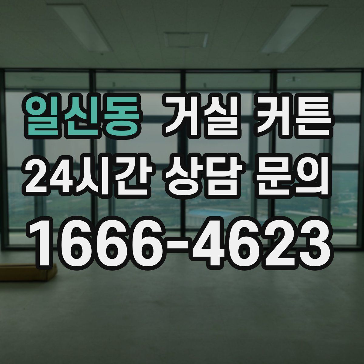 일신동 거실 커튼