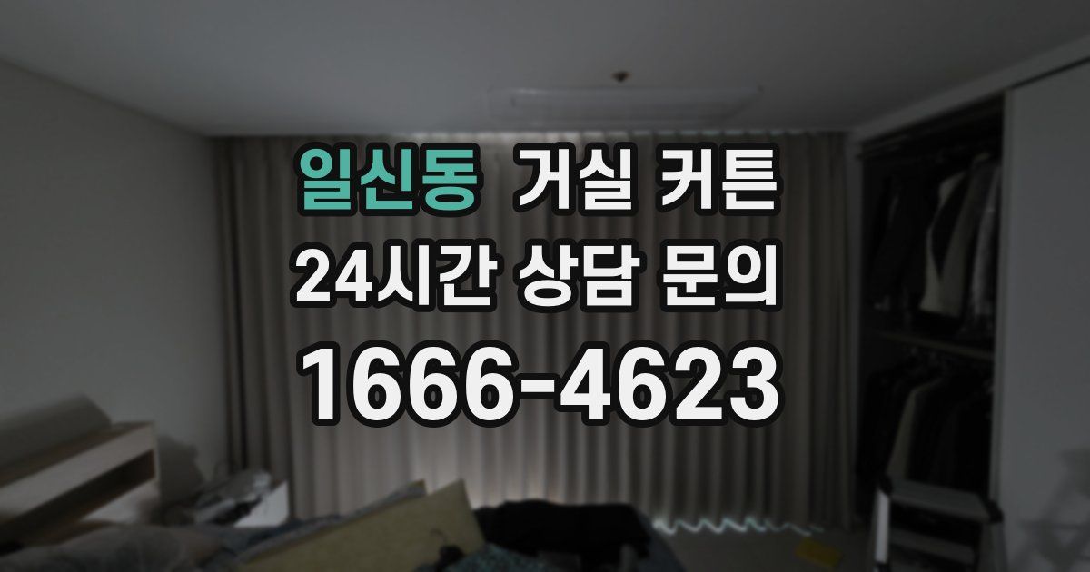 일신동 거실 커튼