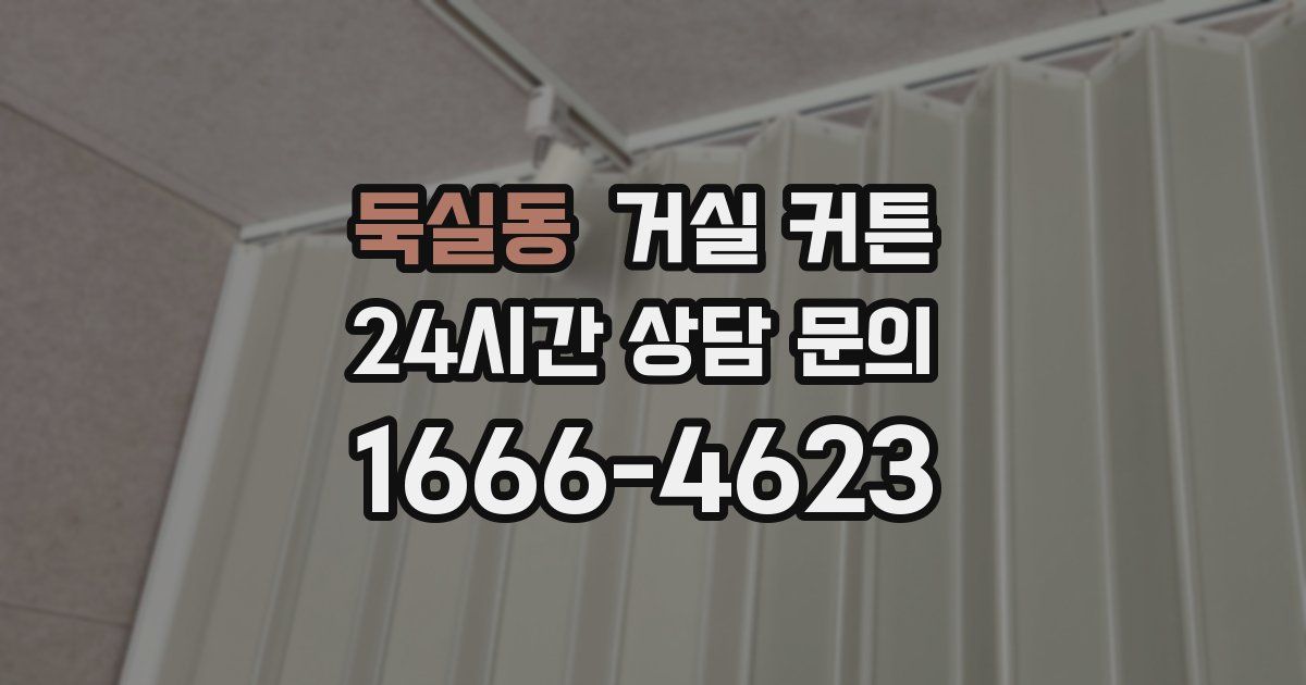 둑실동 거실 커튼