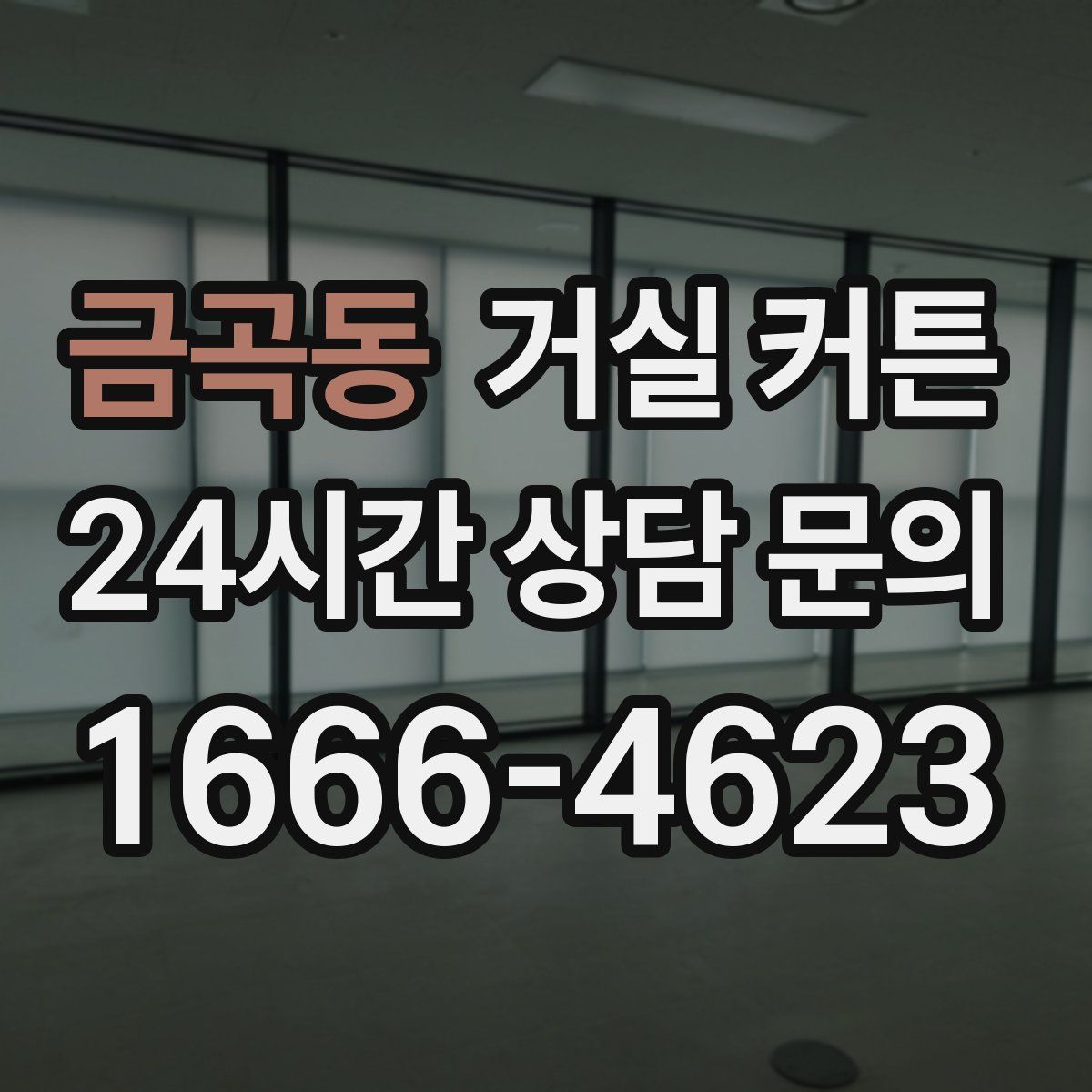 금곡동 거실 커튼