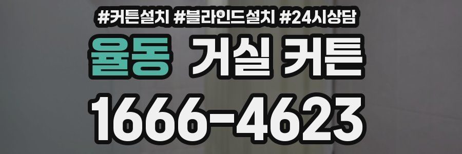 율동 거실 커튼