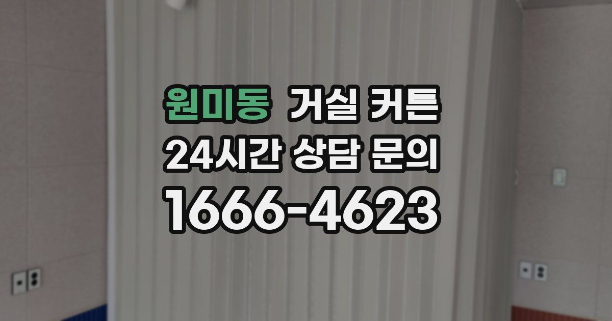 원미동 거실 커튼