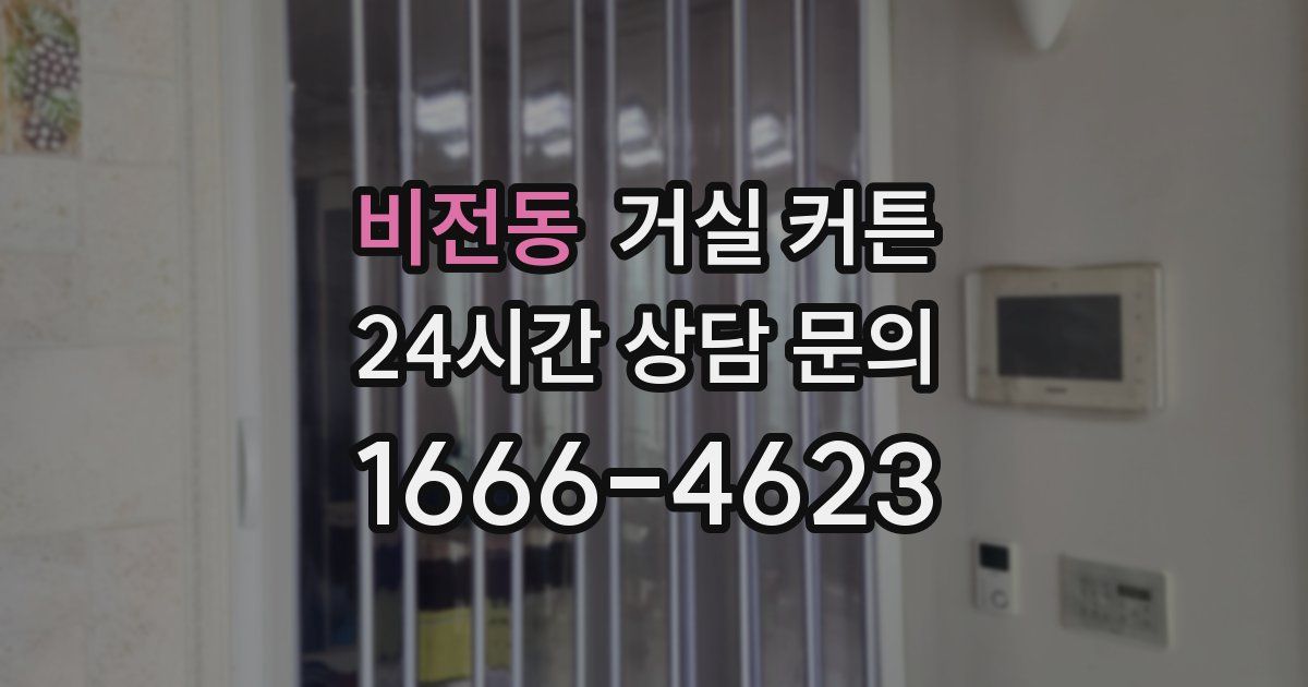 비전동 거실 커튼