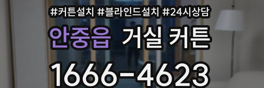 안중읍 거실 커튼