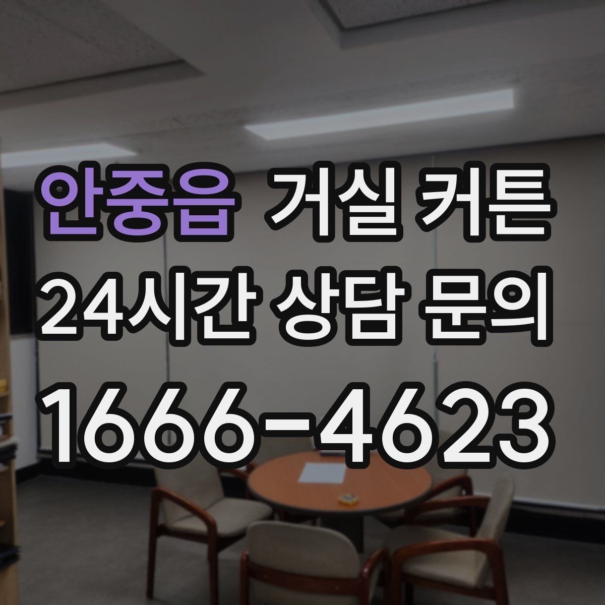 안중읍 거실 커튼