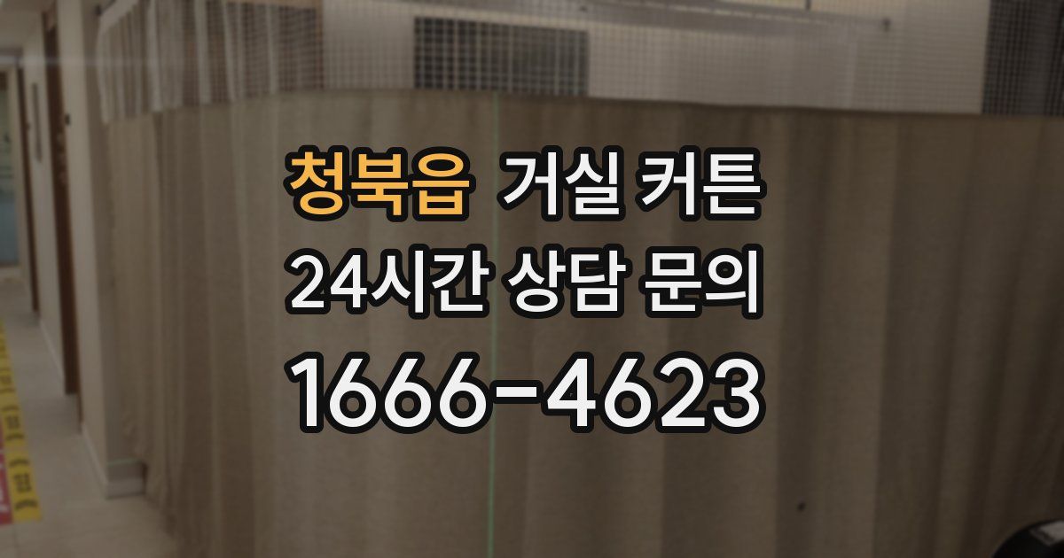 청북읍 거실 커튼