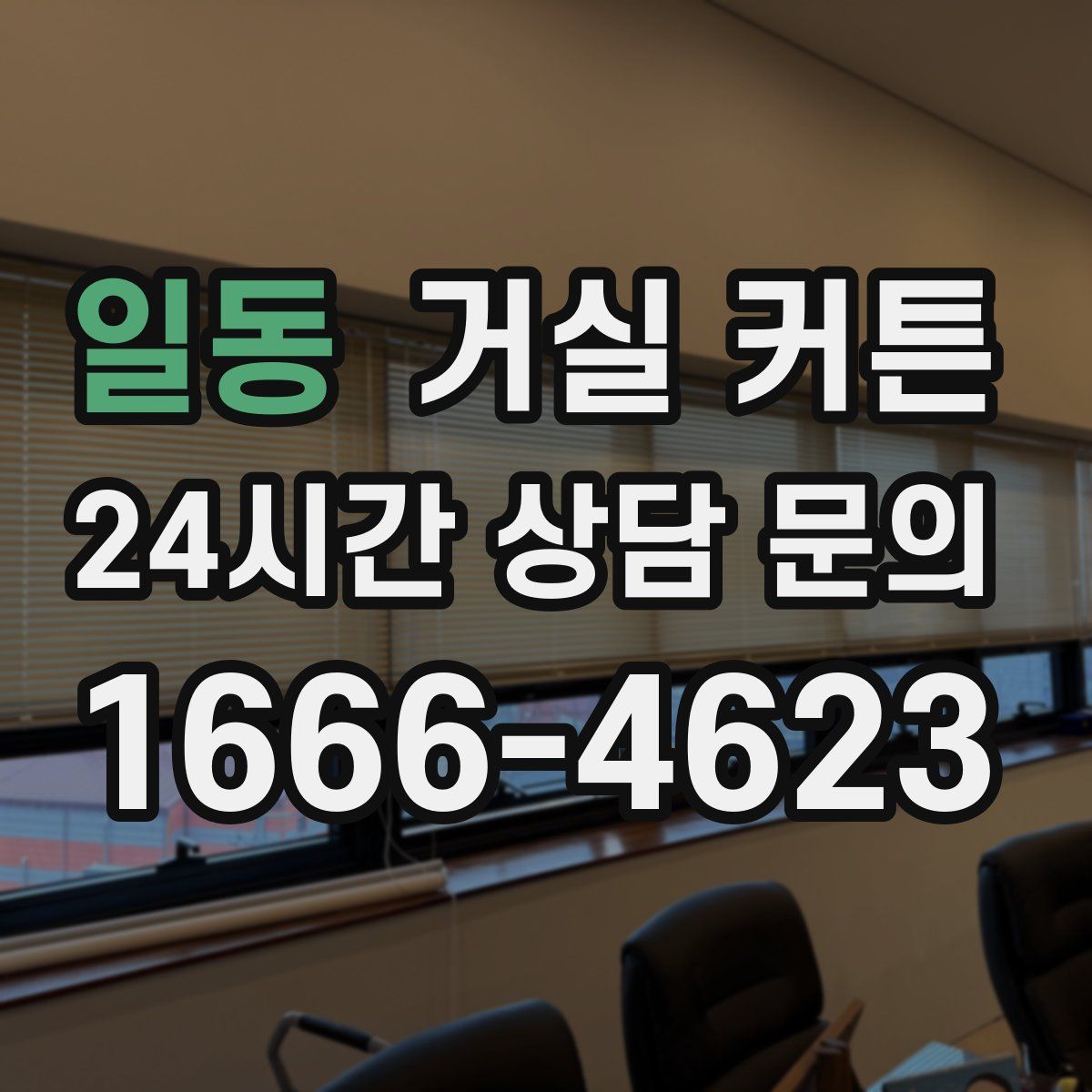 일동 거실 커튼