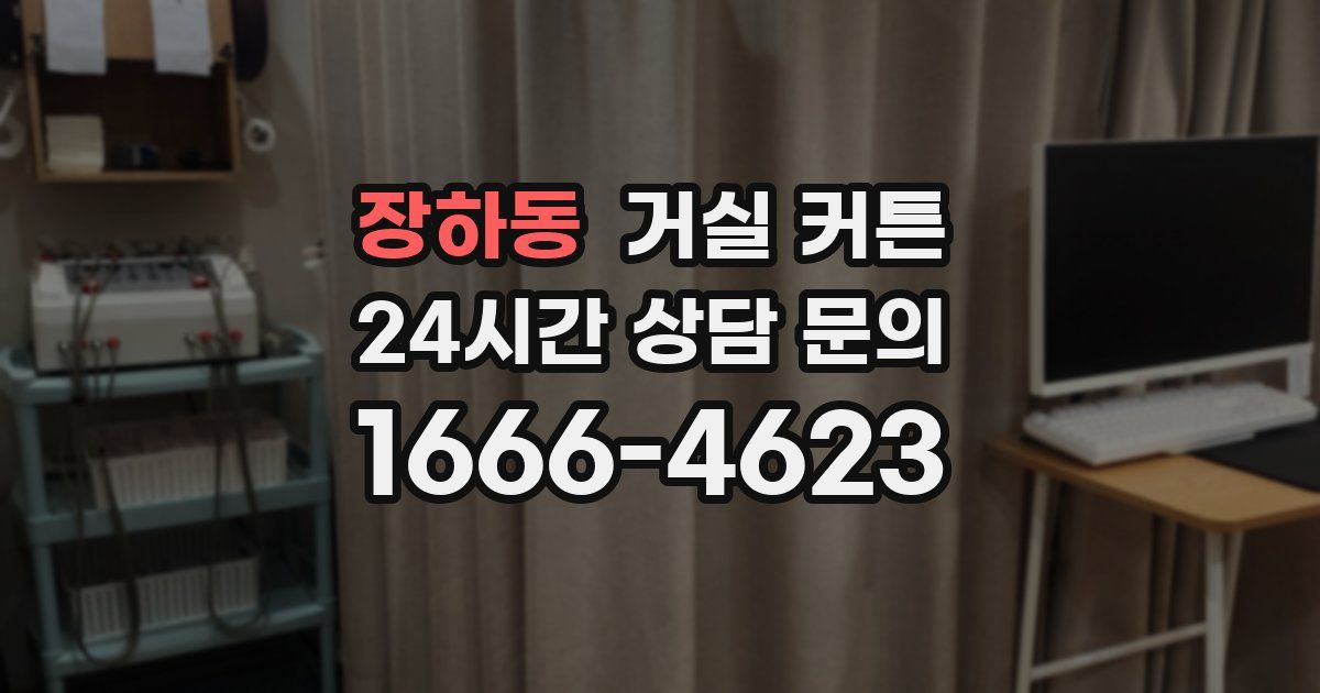 장하동 거실 커튼