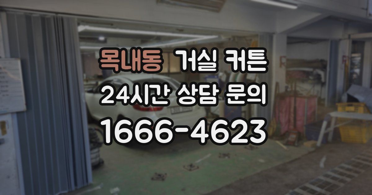 목내동 거실 커튼