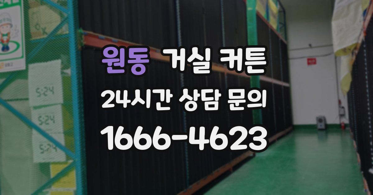 원동 거실 커튼