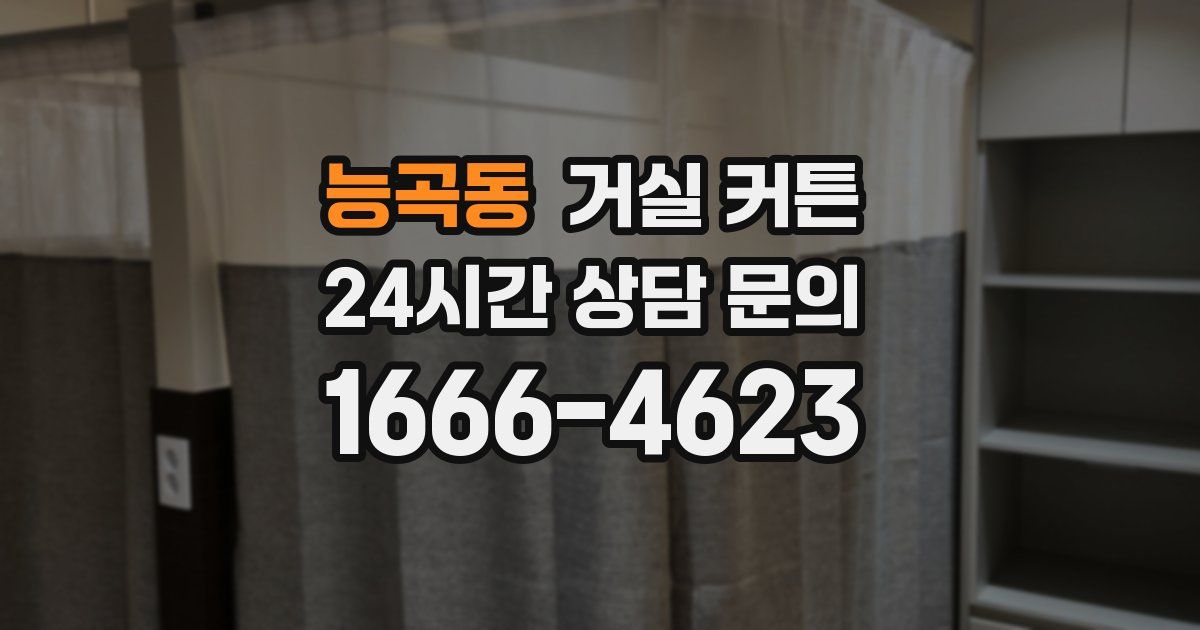 능곡동 거실 커튼