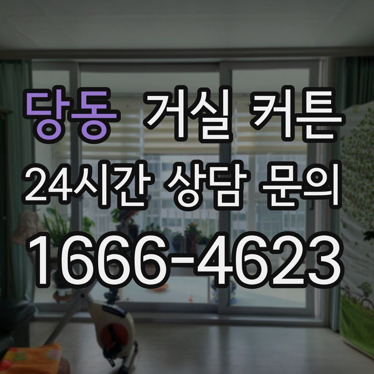 당동 거실 커튼