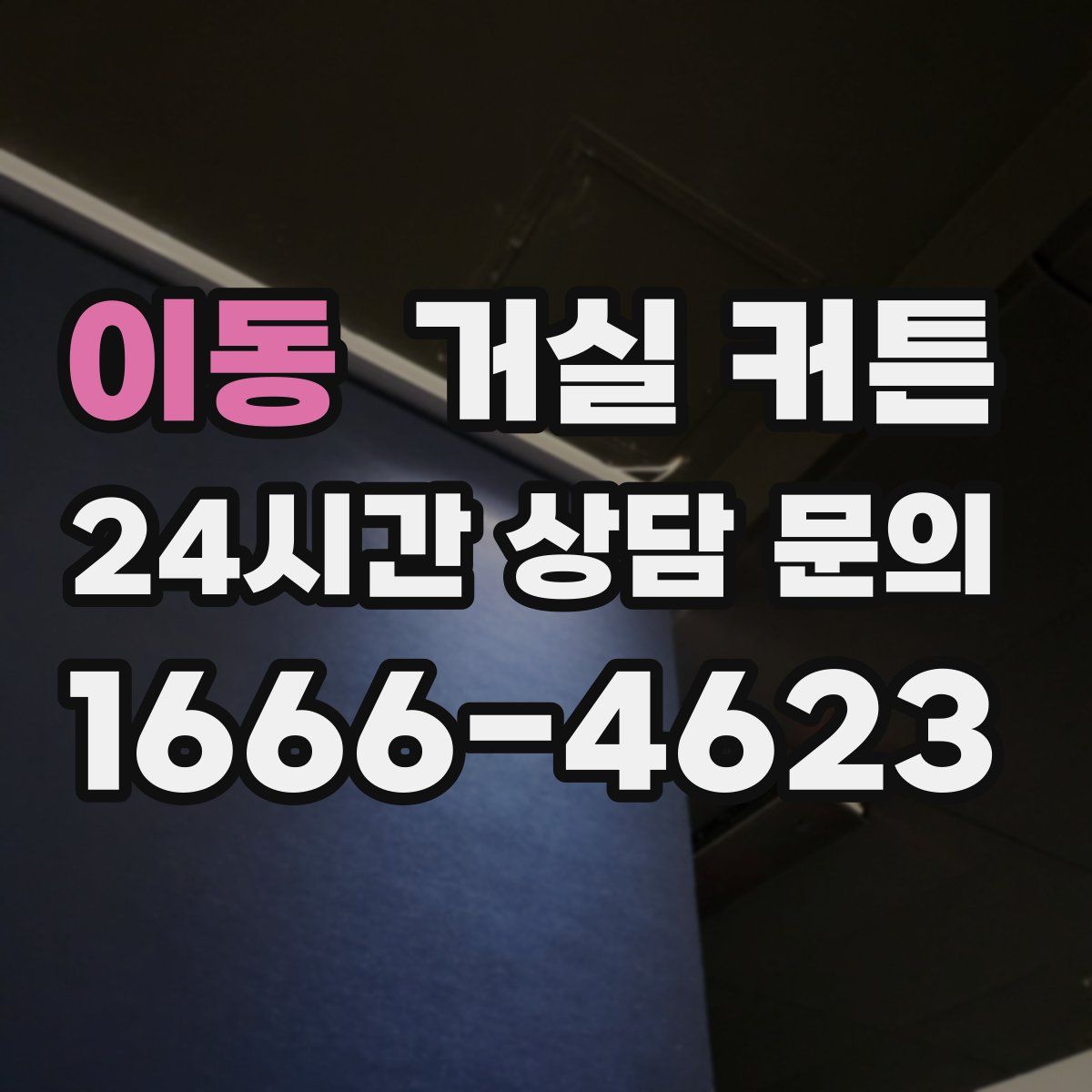 이동 거실 커튼