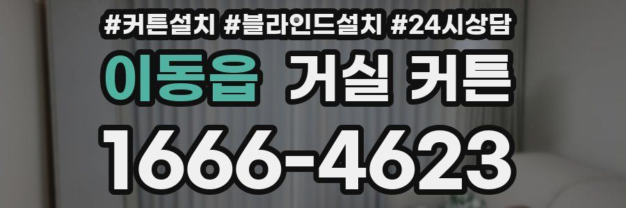 이동읍 거실 커튼