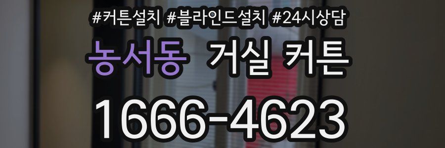 농서동 거실 커튼