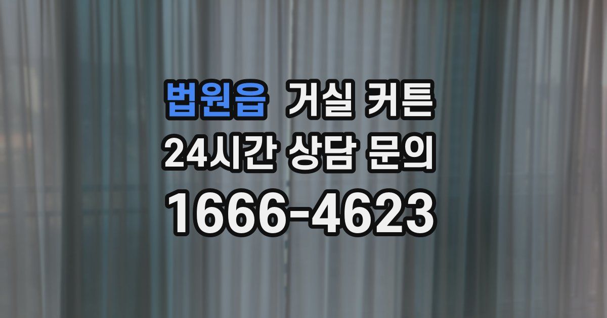 법원읍 거실 커튼