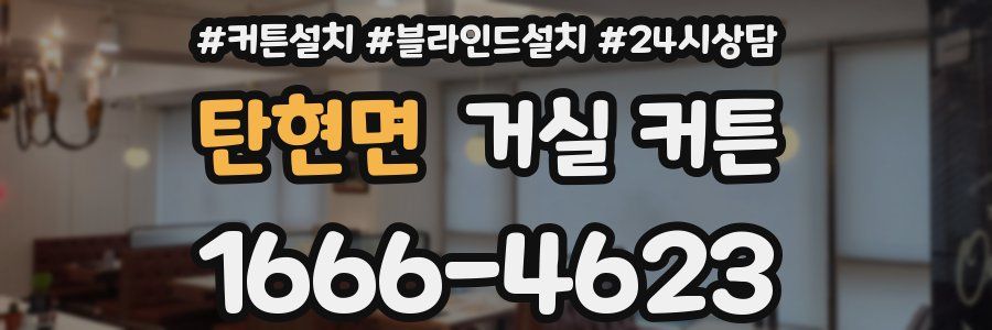 탄현면 거실 커튼