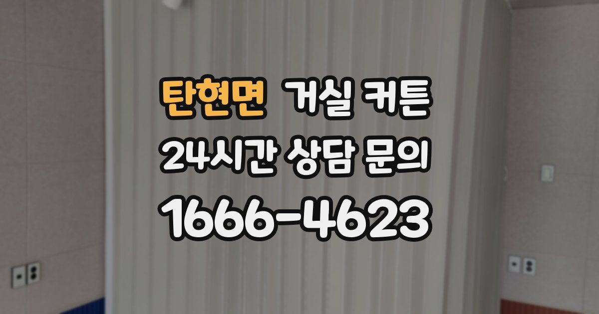 탄현면 거실 커튼