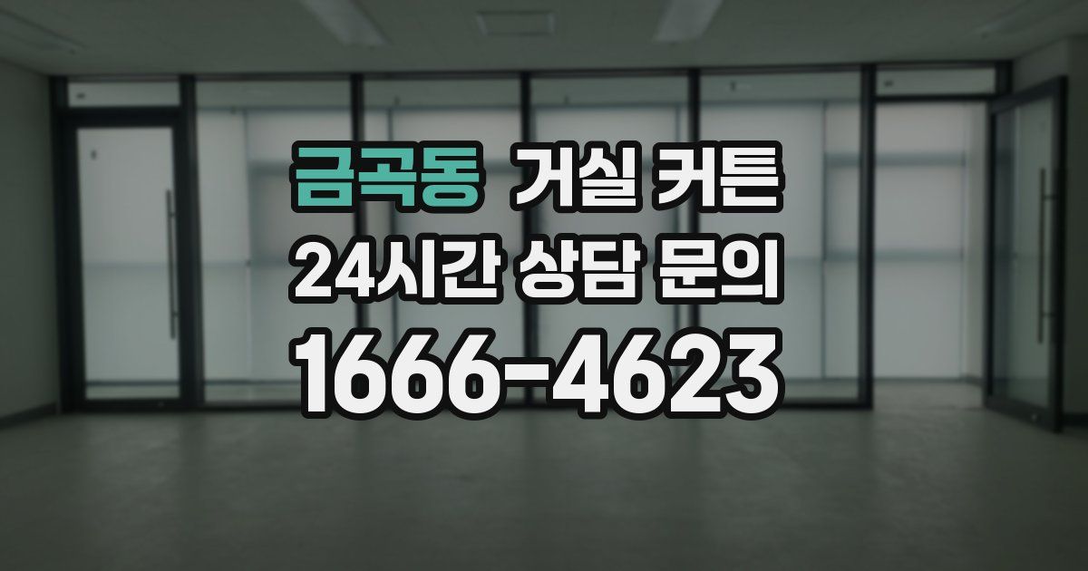 금곡동 거실 커튼