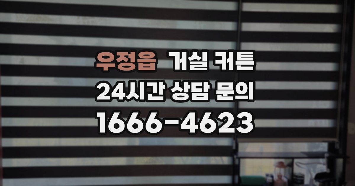 우정읍 거실 커튼
