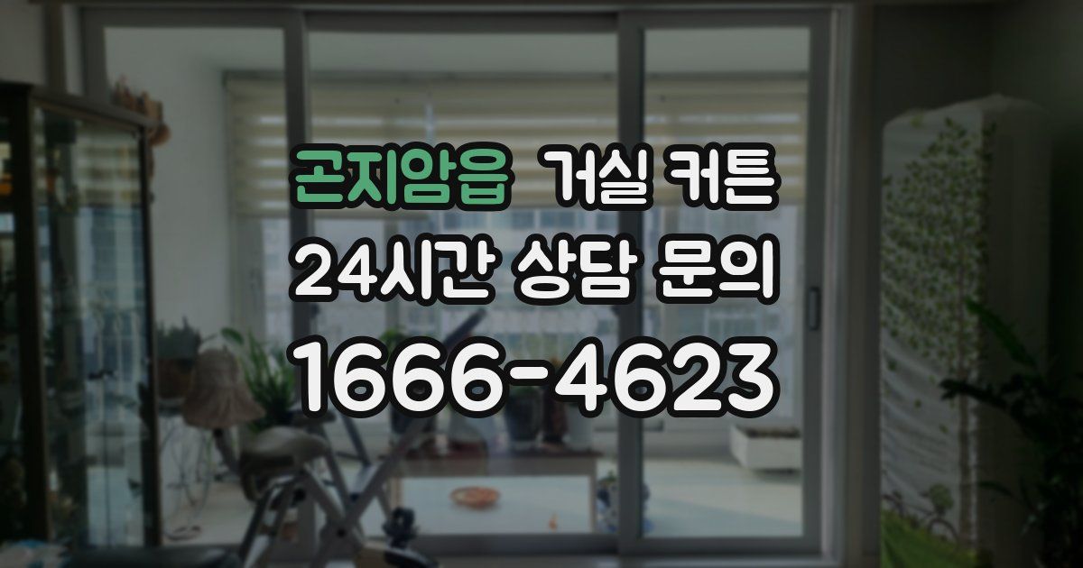 곤지암읍 거실 커튼