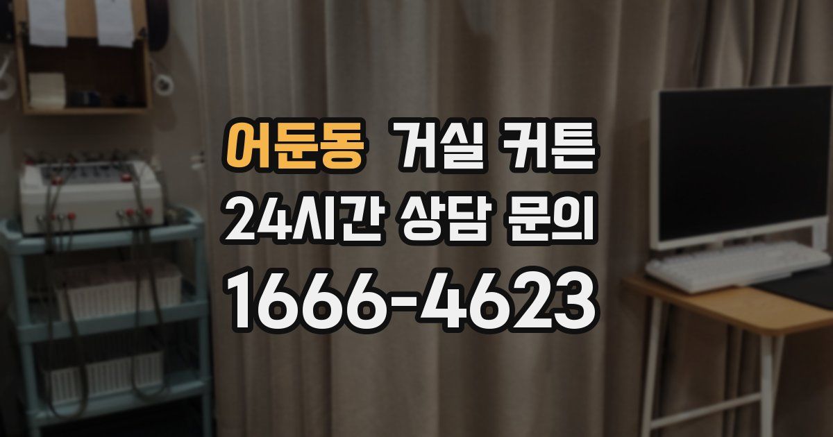 어둔동 거실 커튼