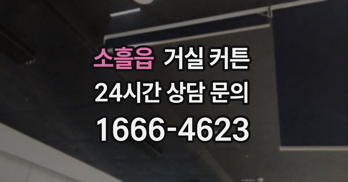 소흘읍 거실 커튼