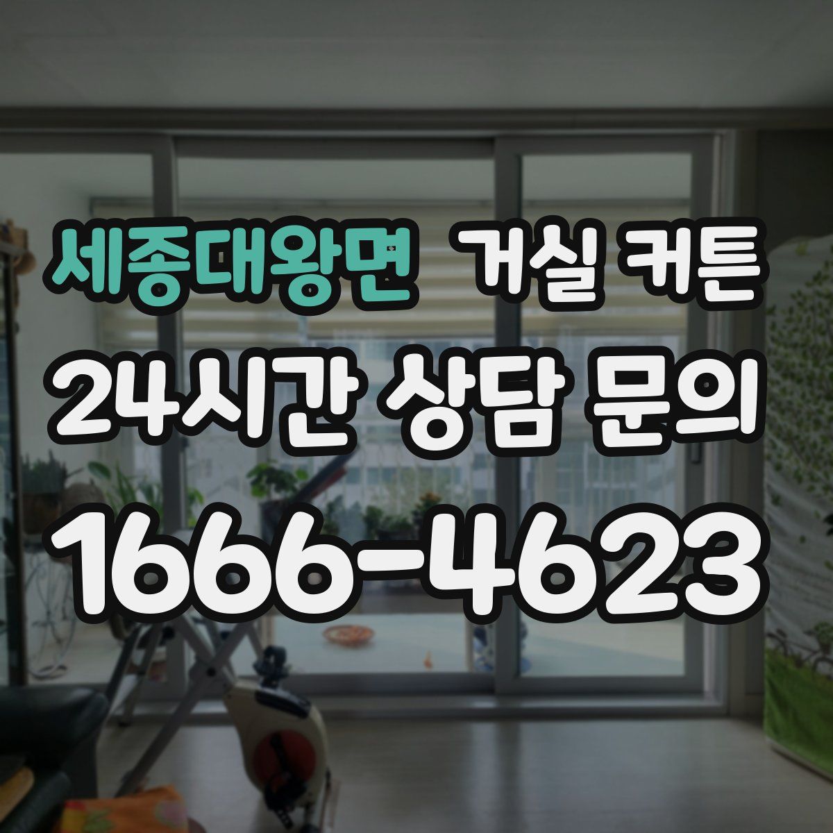 세종대왕면 거실 커튼