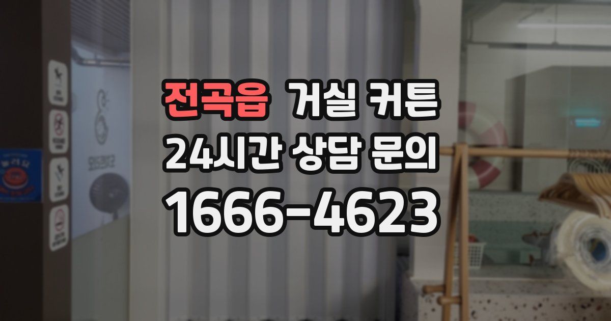 전곡읍 거실 커튼
