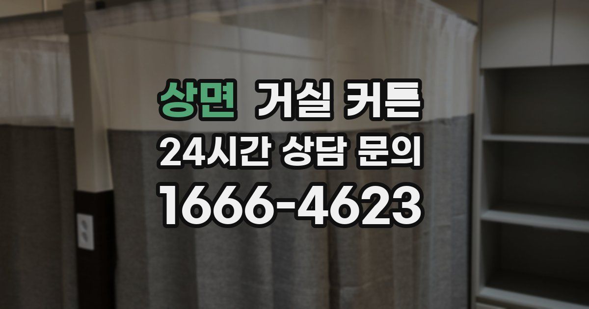 상면 거실 커튼