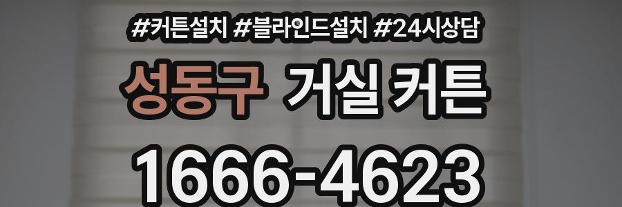 성동구 거실 커튼