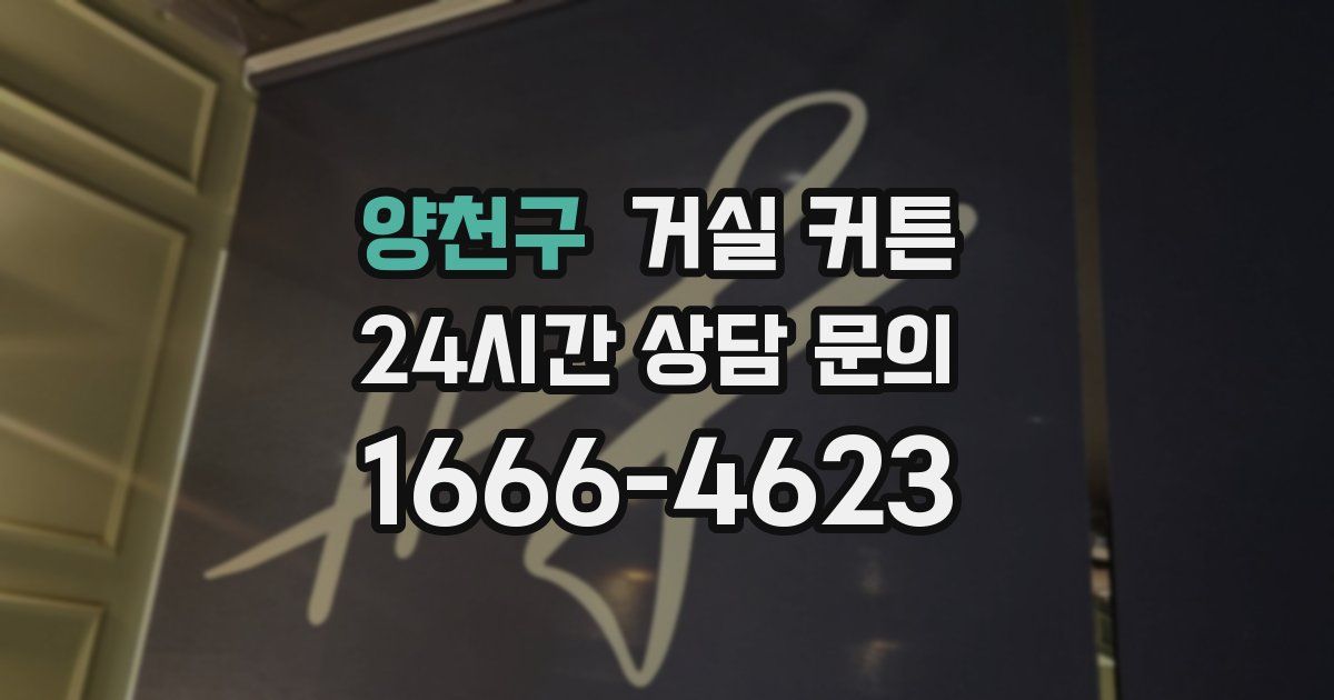 양천구 거실 커튼