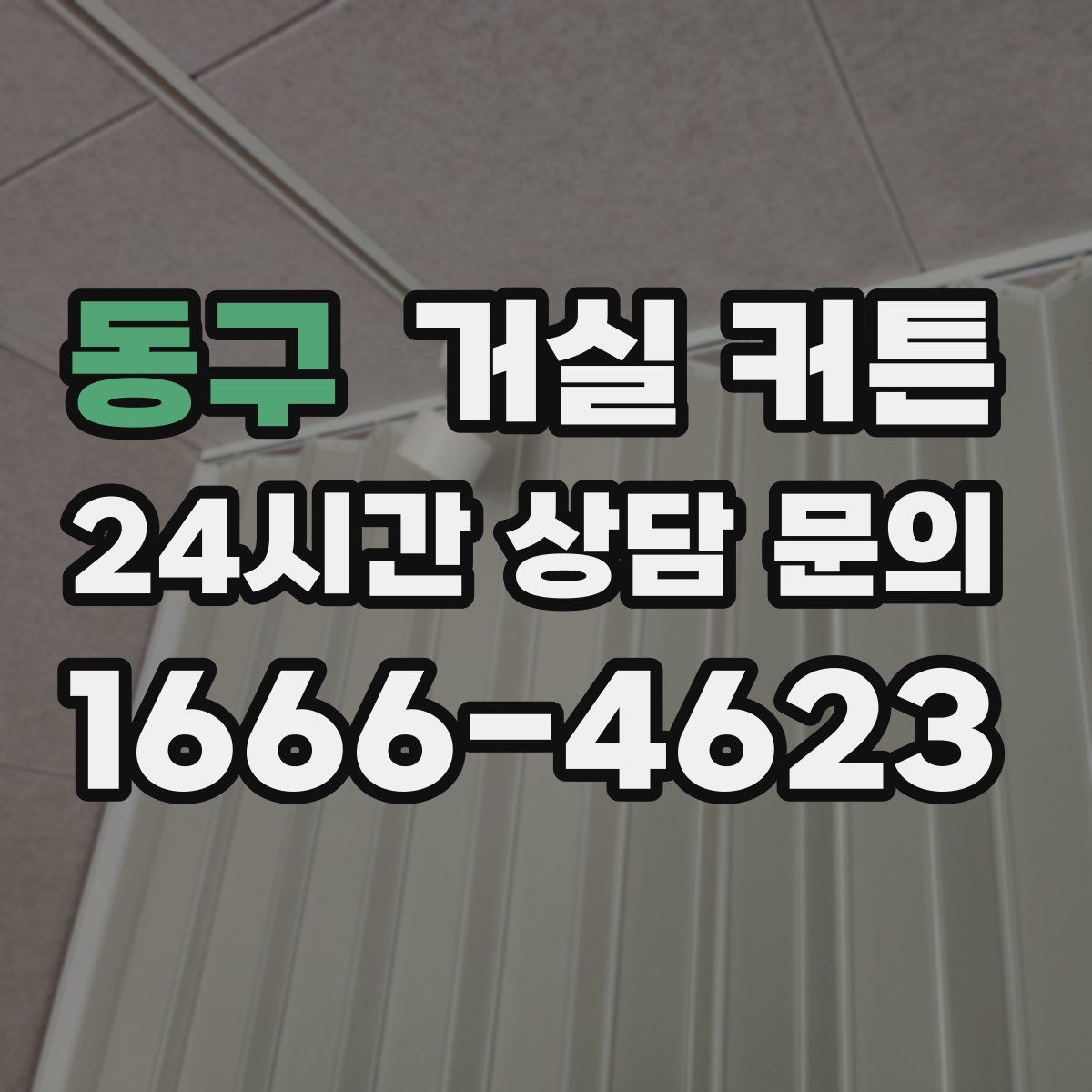 동구 거실 커튼
