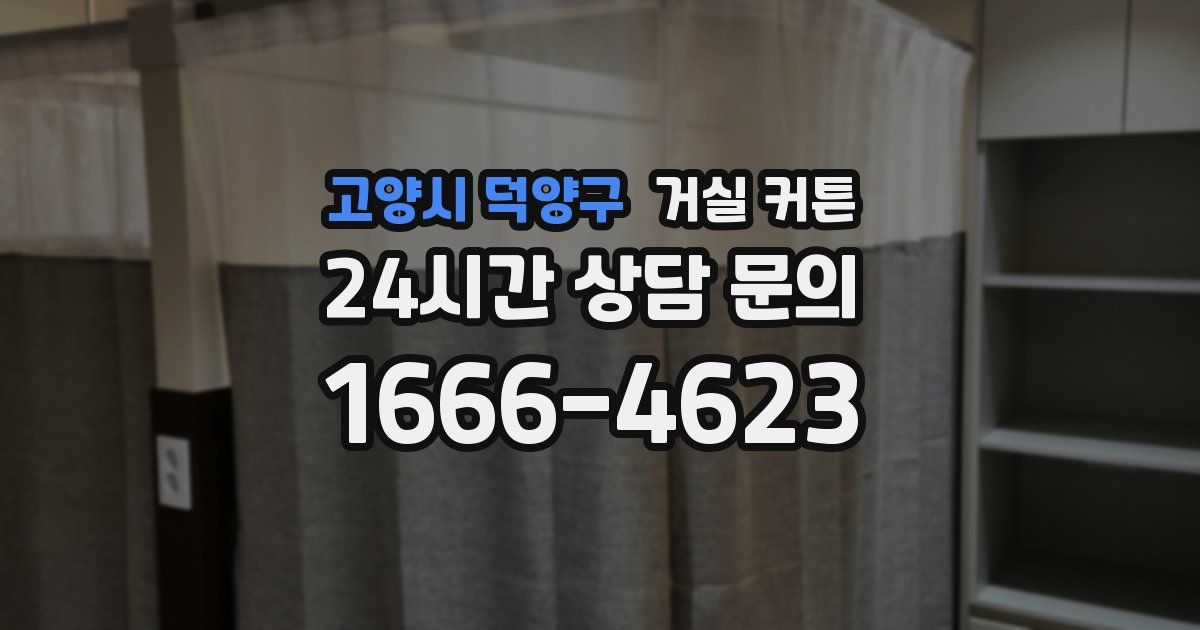 고양시 덕양구 거실 커튼