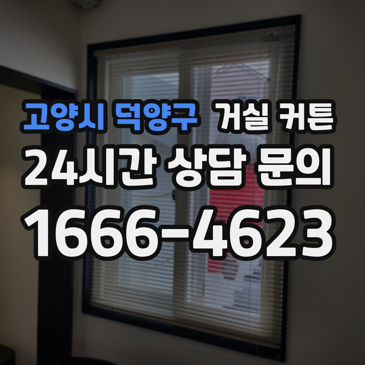 고양시 덕양구 거실 커튼