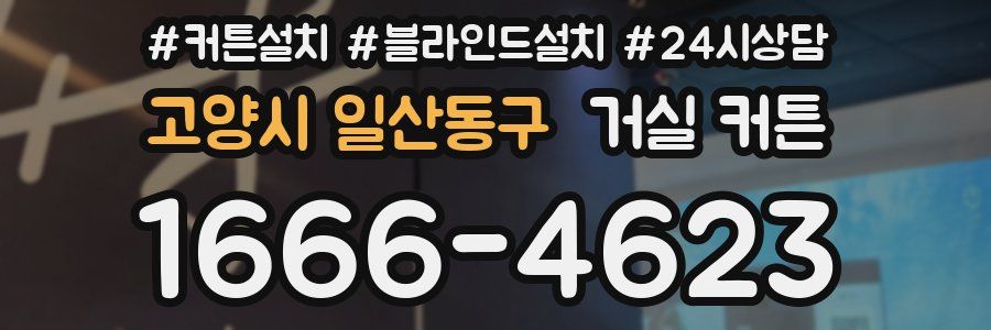 고양시 일산동구 거실 커튼