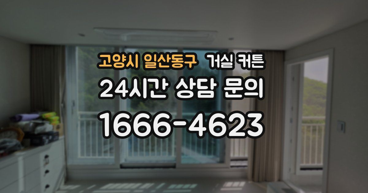 고양시 일산동구 거실 커튼