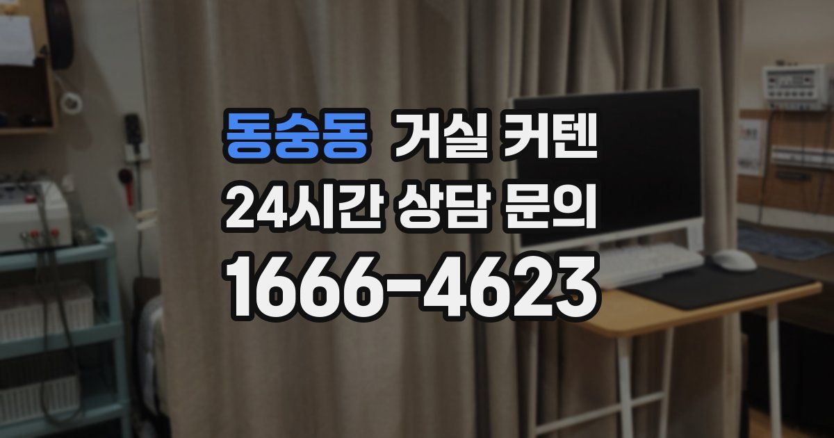 동숭동 거실 커텐