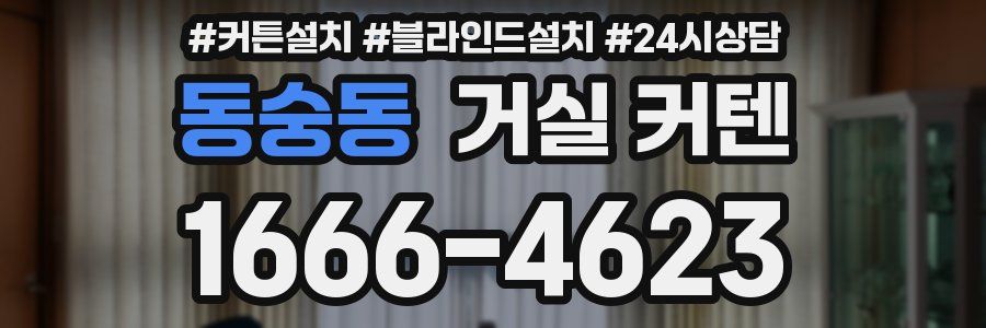 동숭동 거실 커텐