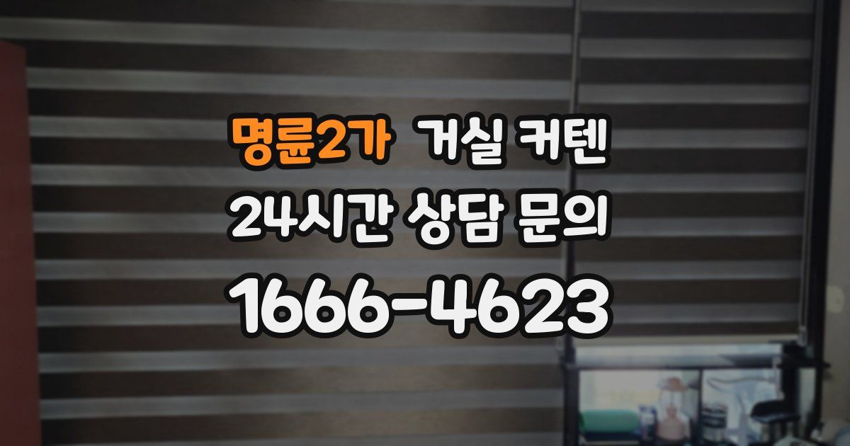 명륜2가 거실 커텐