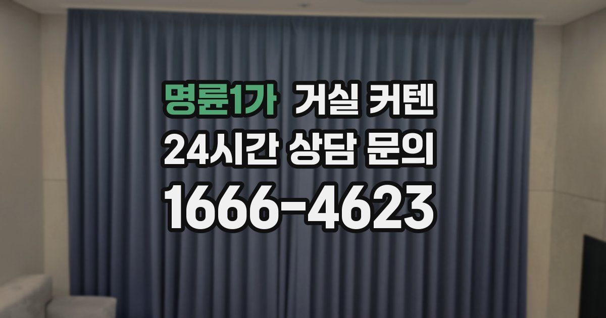 명륜1가 거실 커텐