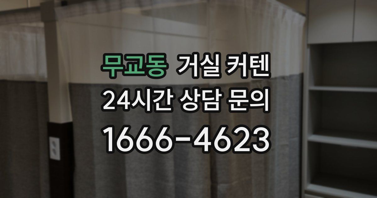 무교동 거실 커텐