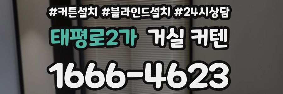 태평로2가 거실 커텐