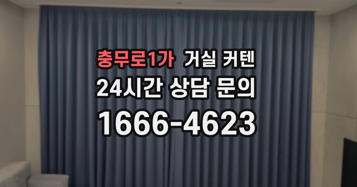 충무로1가 거실 커텐