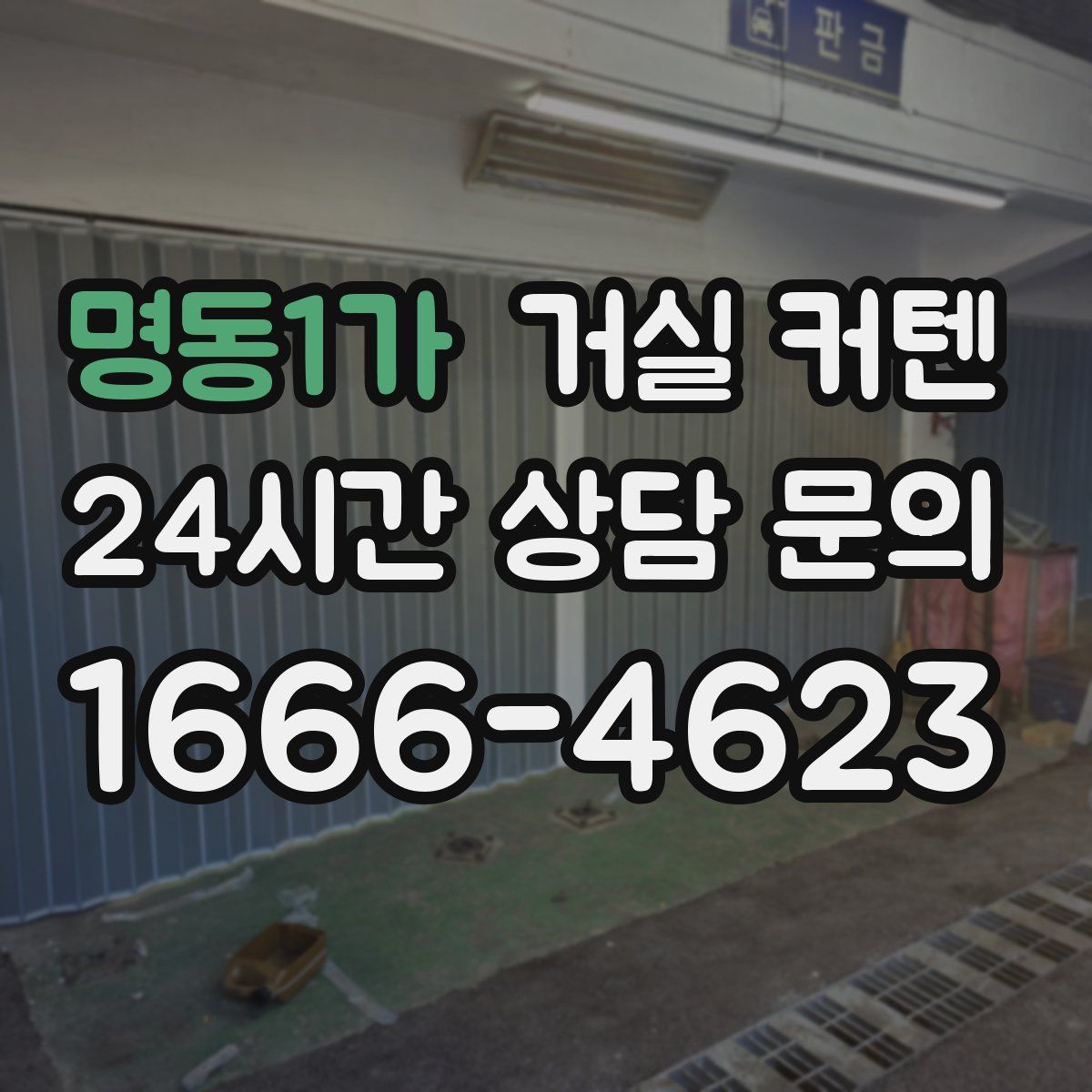 명동1가 거실 커텐