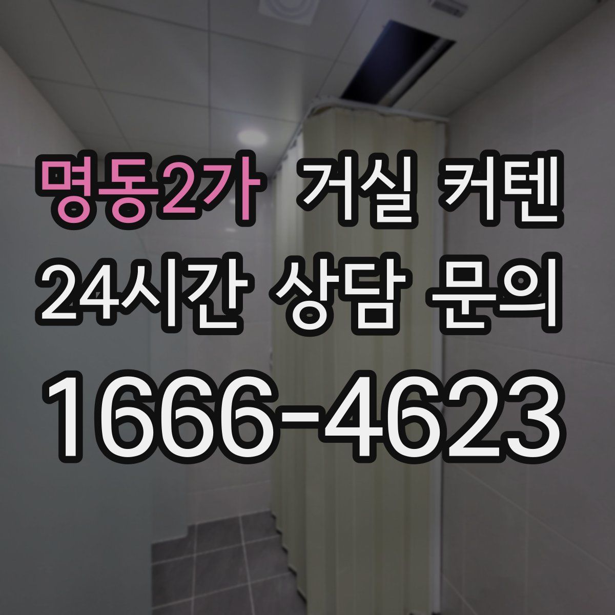 명동2가 거실 커텐